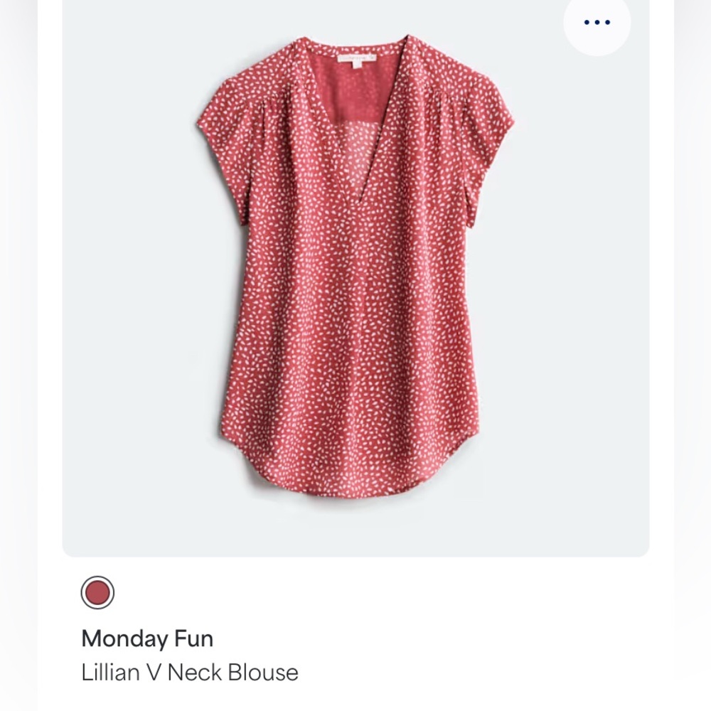 Lillian V Neck Blouse from Stitch Fix